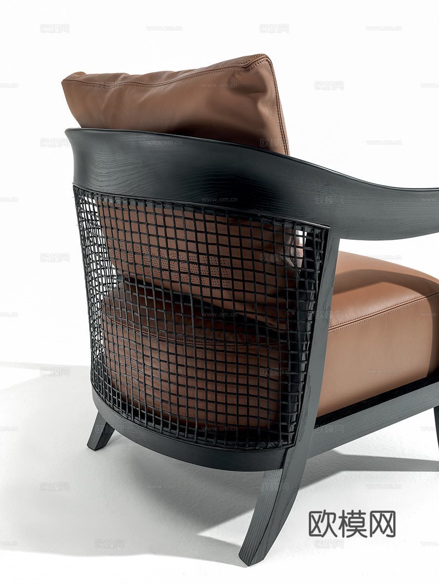 LONGHI 意式休闲椅3d模型下载（渲染图1）