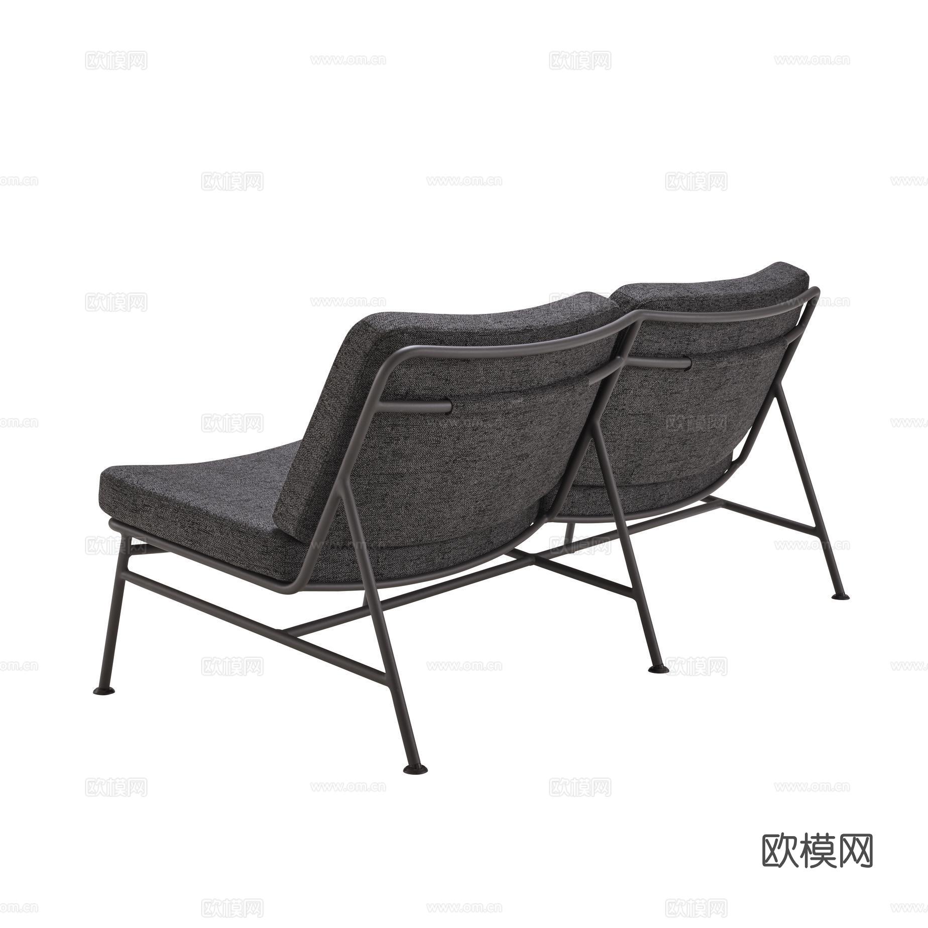 ligne roset 双人沙发3d模型下载（渲染图2）
