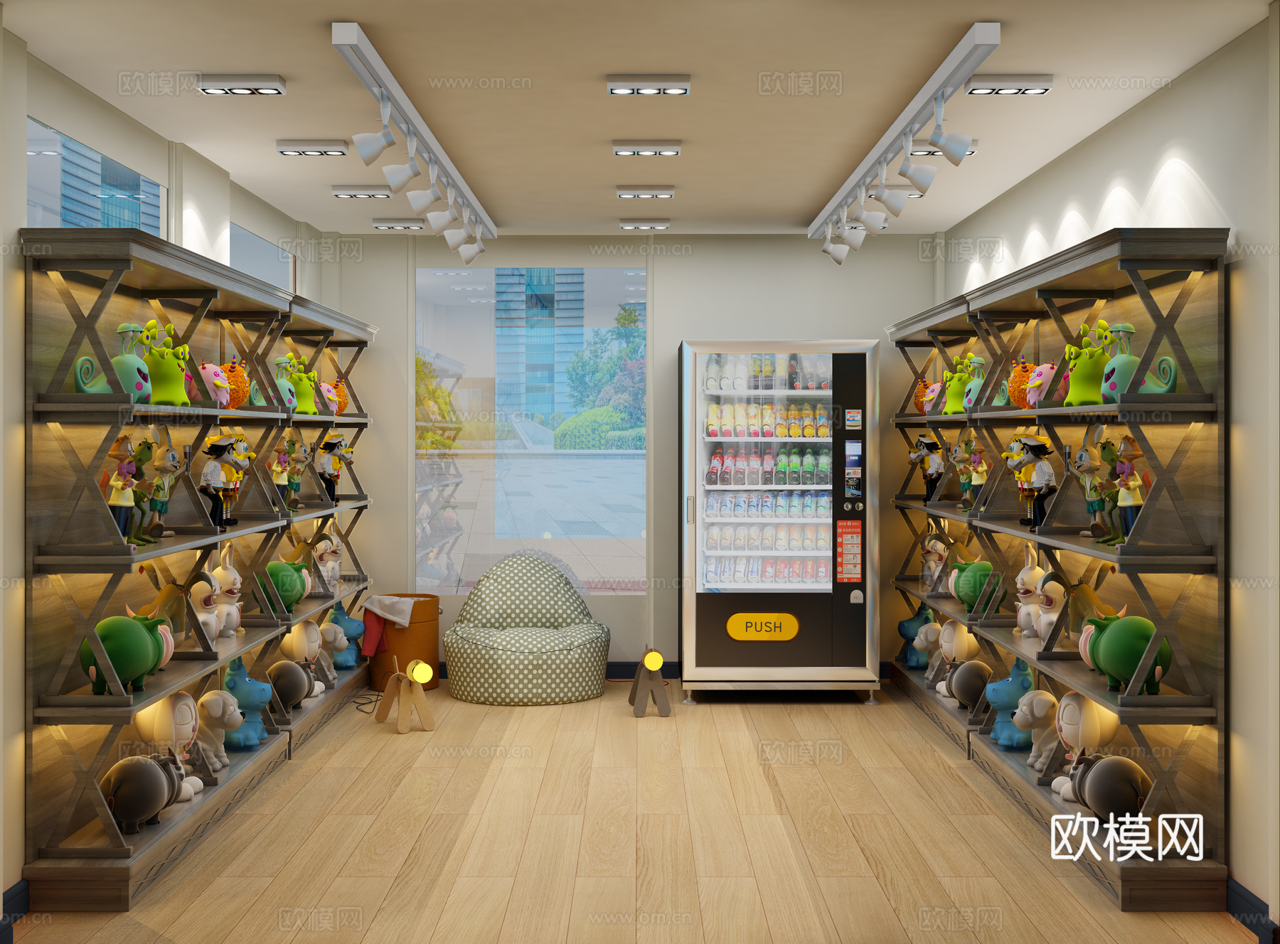 玩具店  商店3d模型