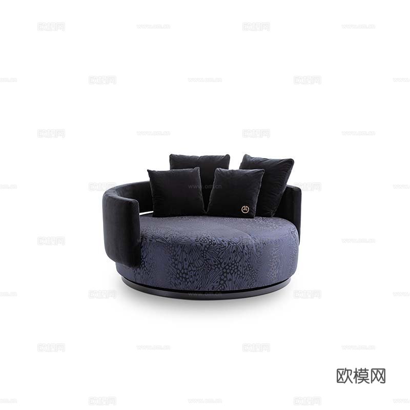 LUXENCE 单人沙发3d模型下载（渲染图5）