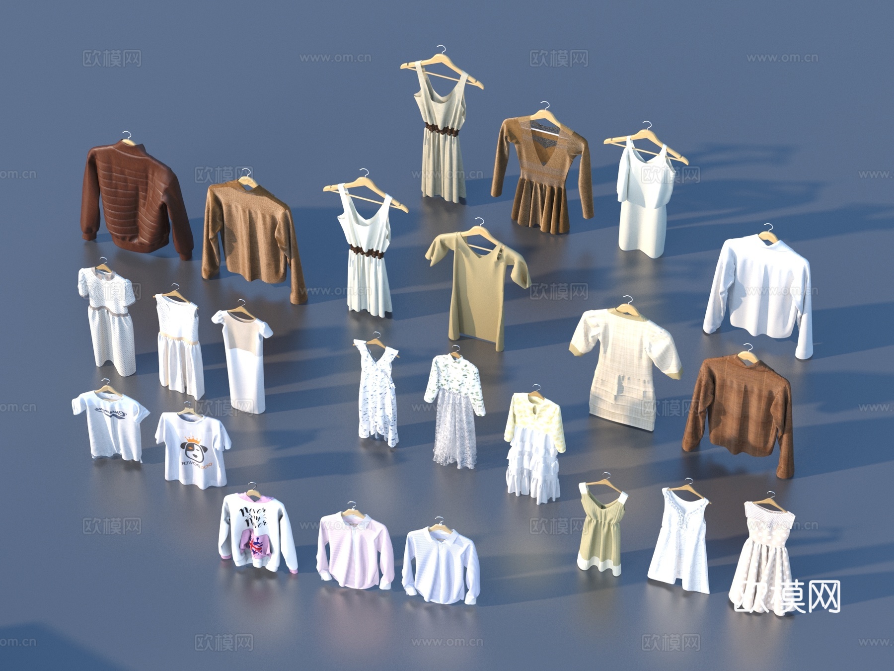 衣服 服饰 服装3d模型