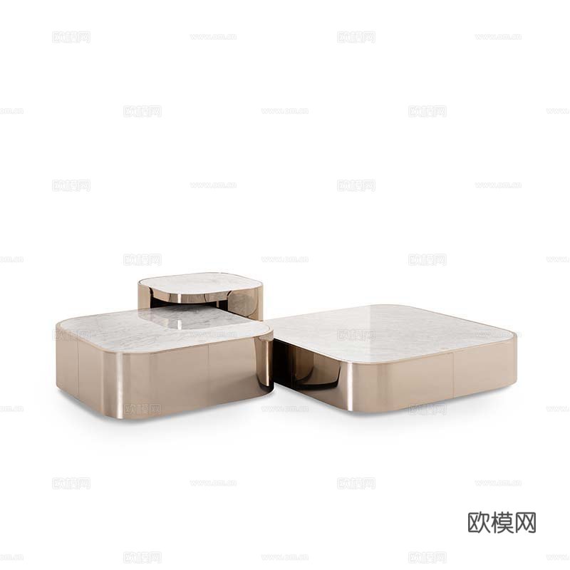 LUXENCE 轻奢茶几3d模型下载（渲染图3）