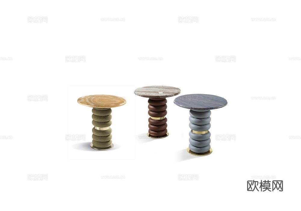 LONGHI 意式边几3d模型下载（渲染图2）