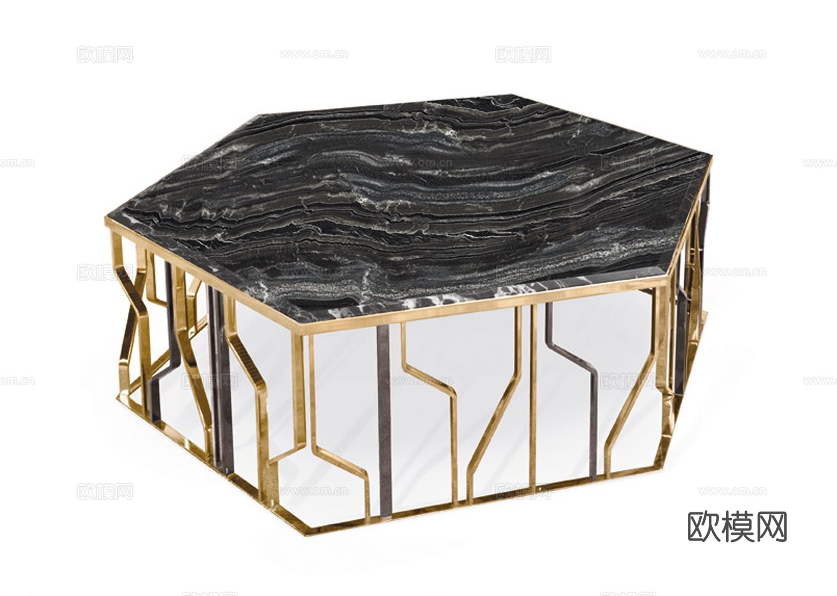 LONGHI 茶几3d模型下载（渲染图3）
