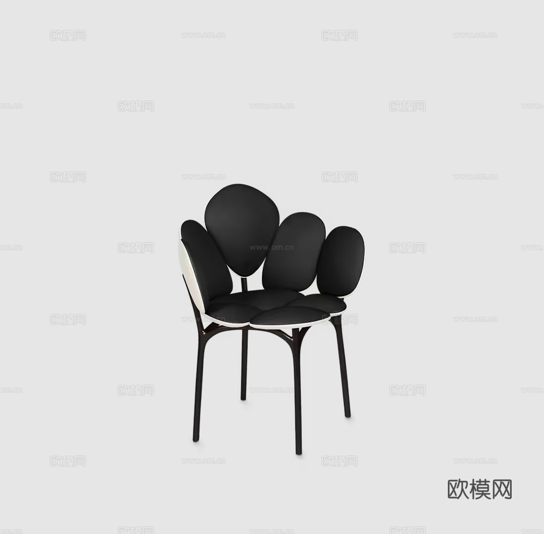 LV休闲椅3d模型下载（渲染图2）