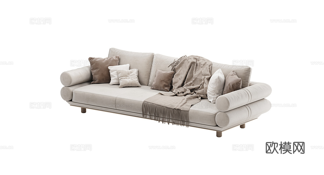 LONGHI 三人沙发3d模型下载（渲染图7）