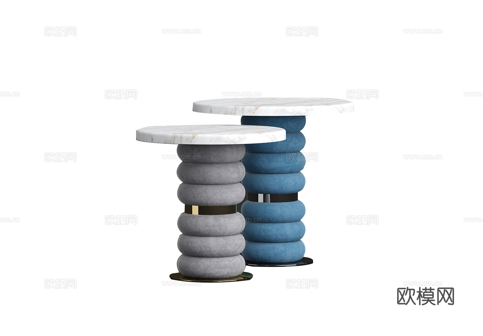 LONGHI 意式边几3d模型下载（渲染图1）