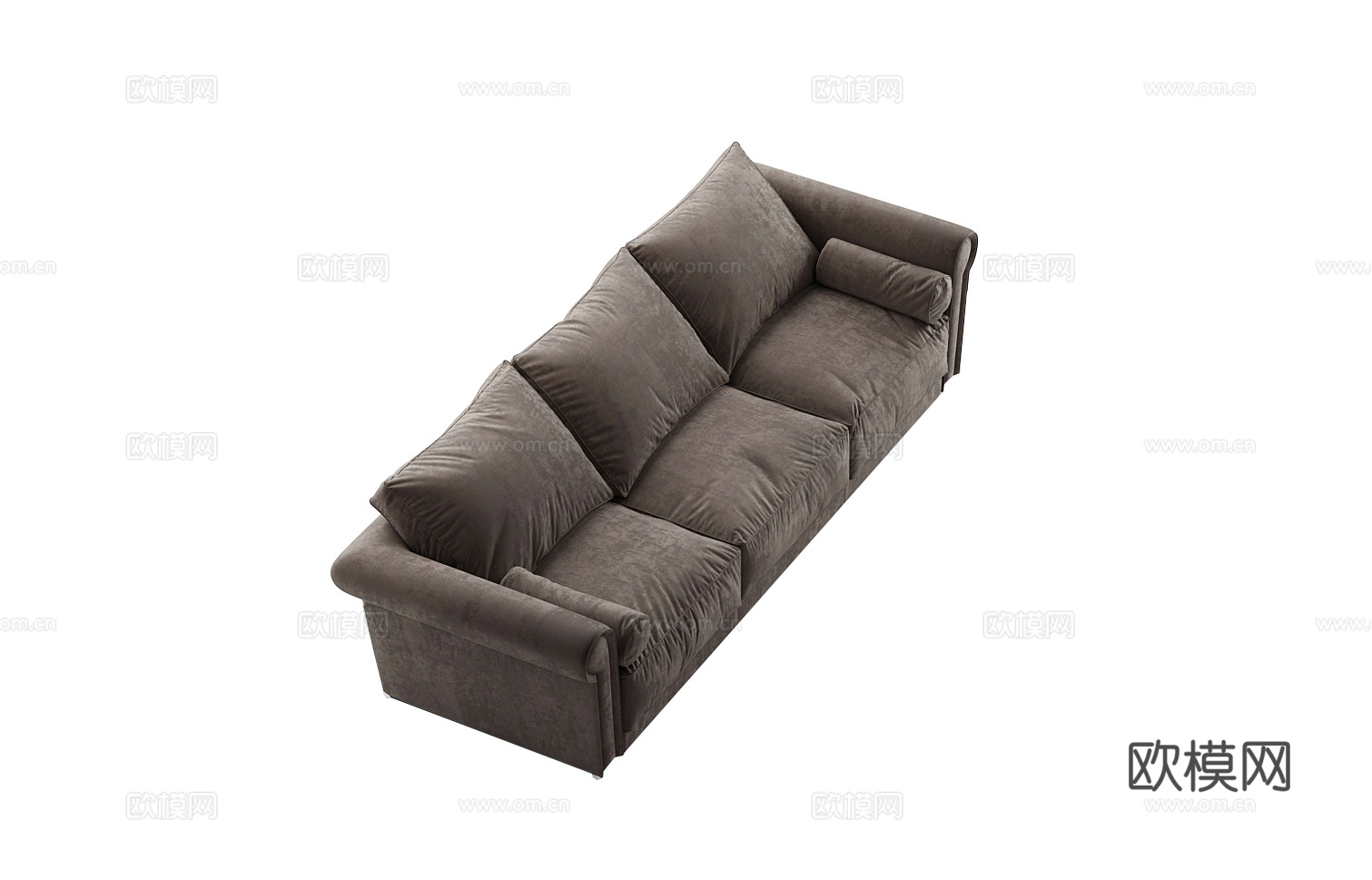 LONGHI 三人沙发3d模型下载（渲染图3）