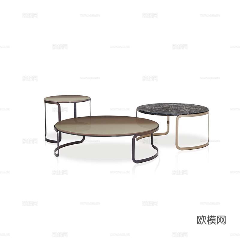 LUXENCE 轻奢茶几3d模型下载（渲染图4）