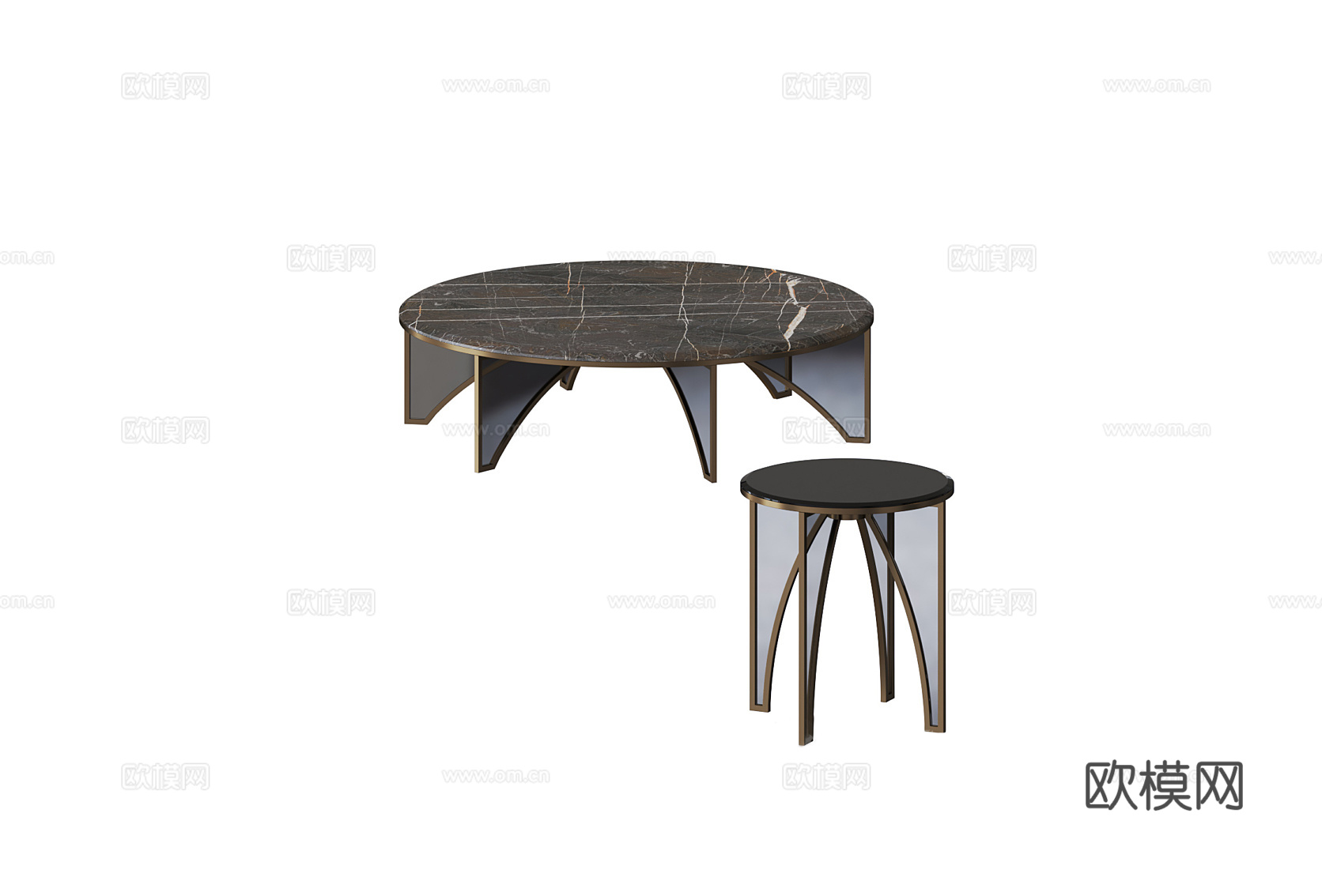 LONGHI 意式茶几3d模型下载（渲染图4）