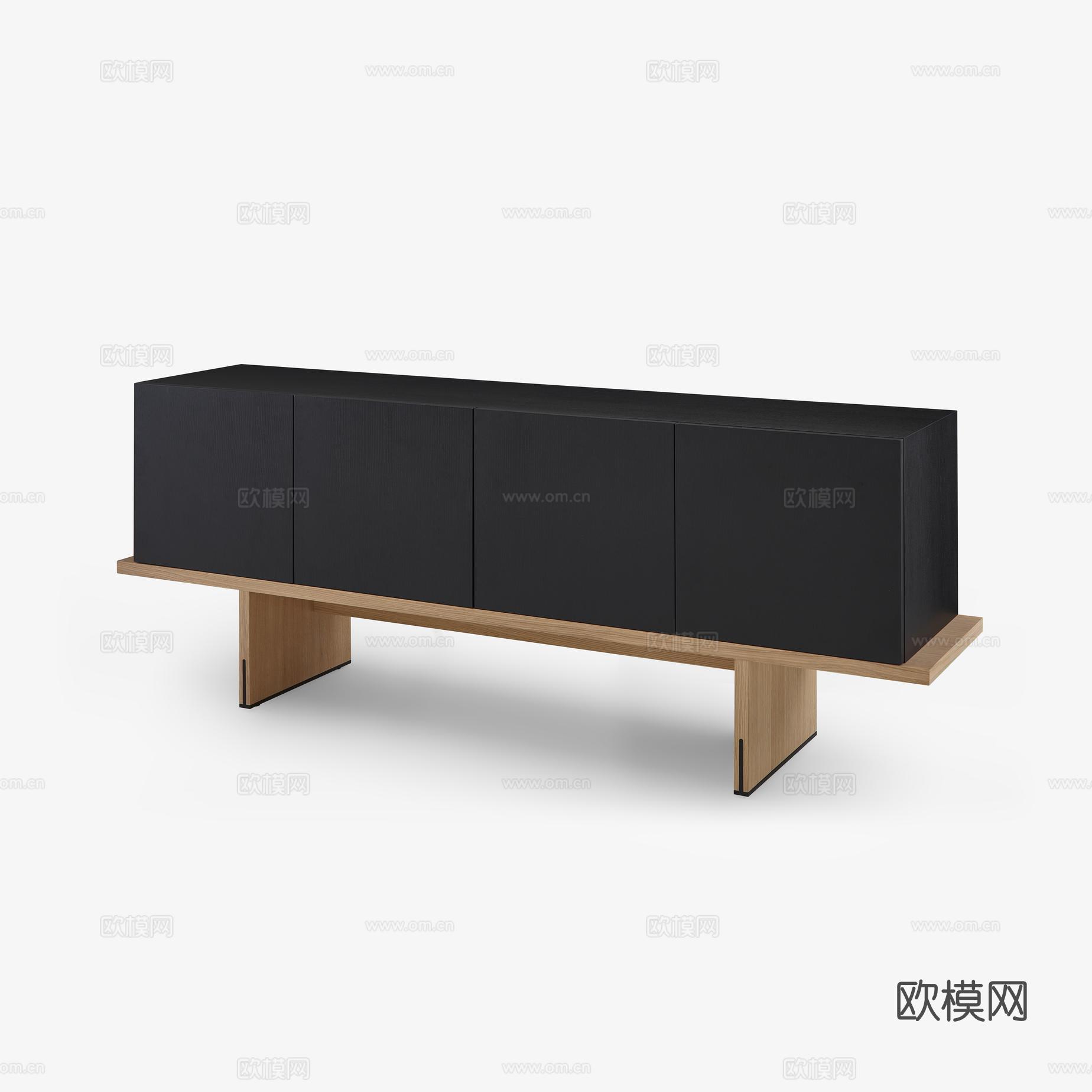ligne roset 电视柜3d模型下载（渲染图2）