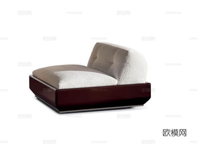 Minotti 意式单人沙发3d模型下载