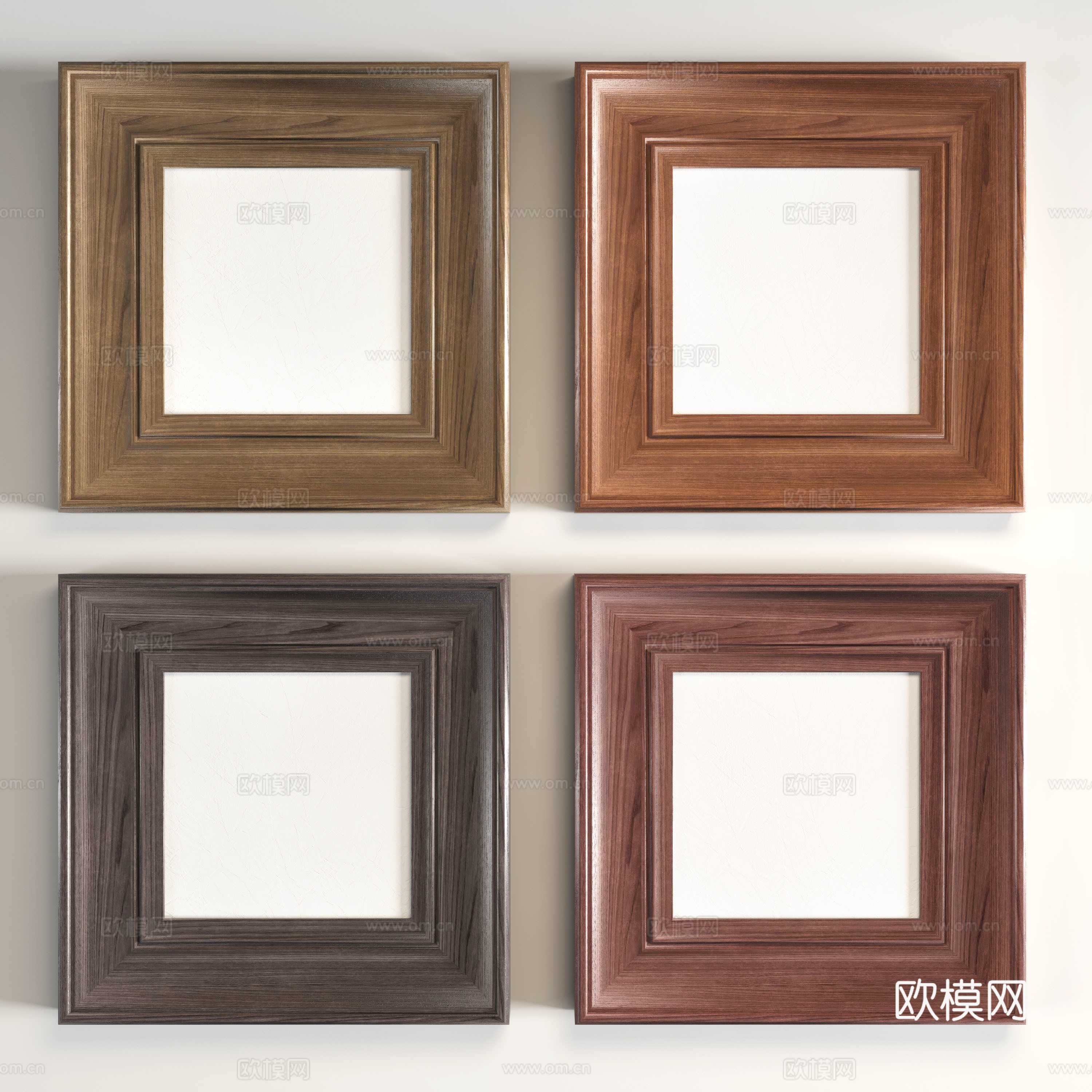 美式复古装饰挂画3d模型