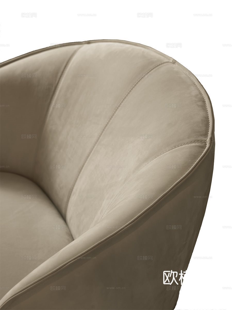 LONGHI 意式双人沙发3d模型下载（渲染图3）