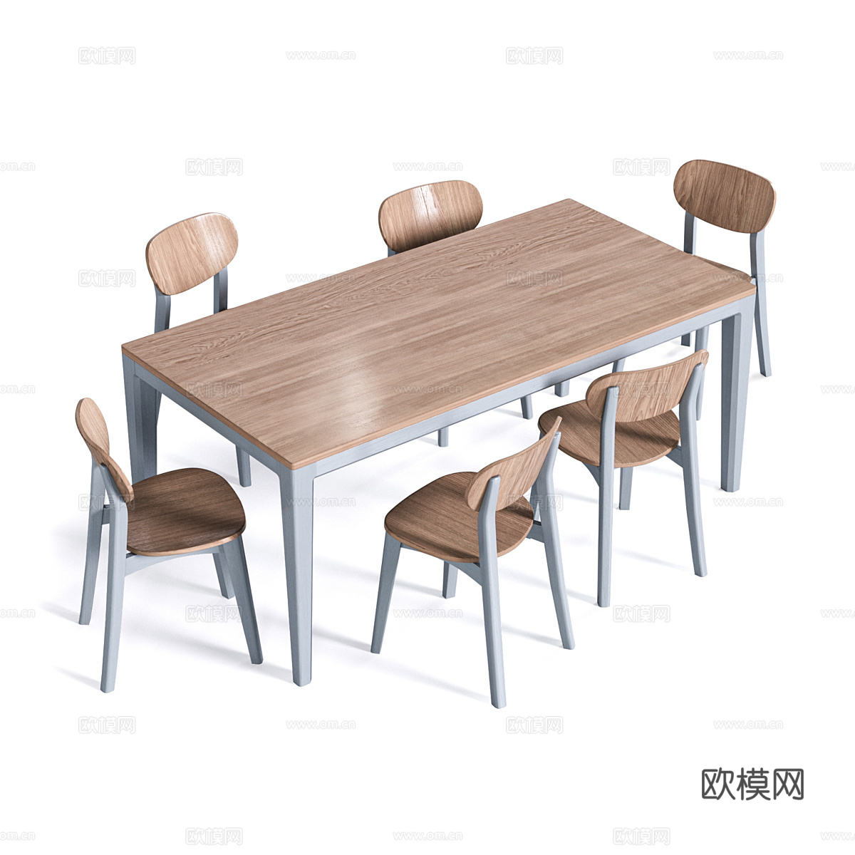 餐桌餐椅3d模型