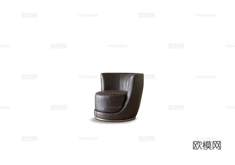 LONGHI 单人沙发3d模型下载