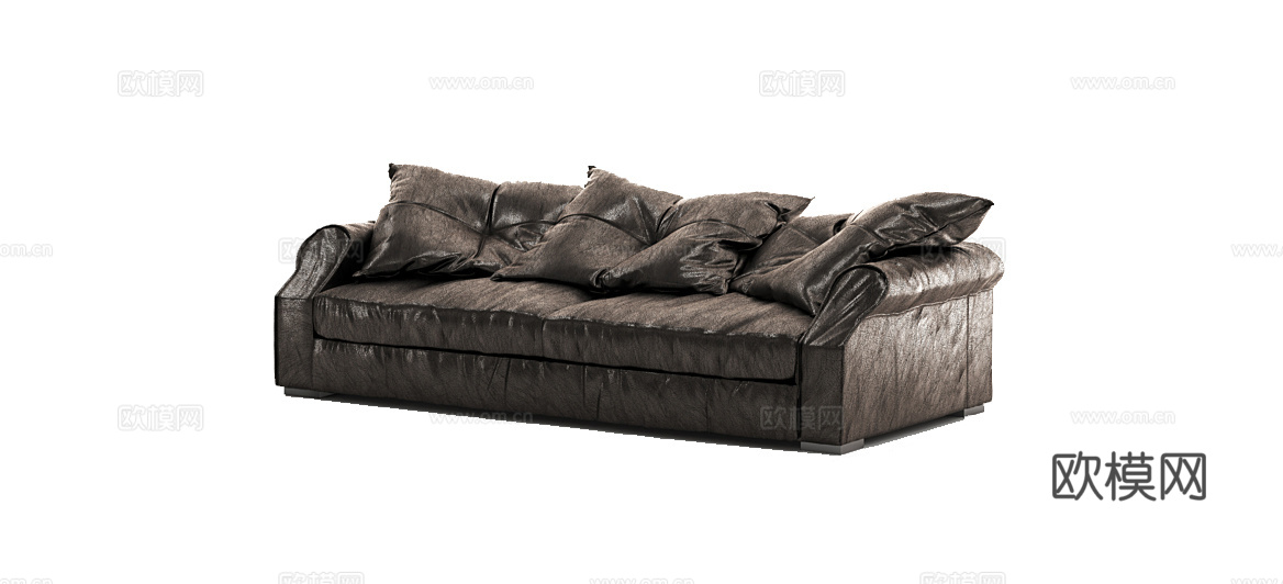 LONGHI 意式三人沙发3d模型下载（渲染图6）