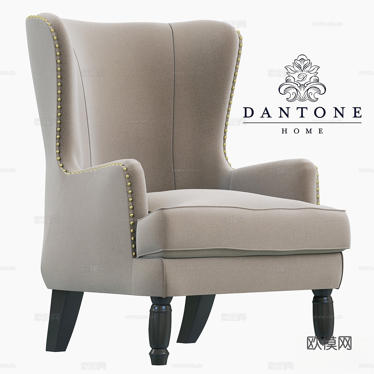 Dantone Home Chantilly扶手椅3d模型下载