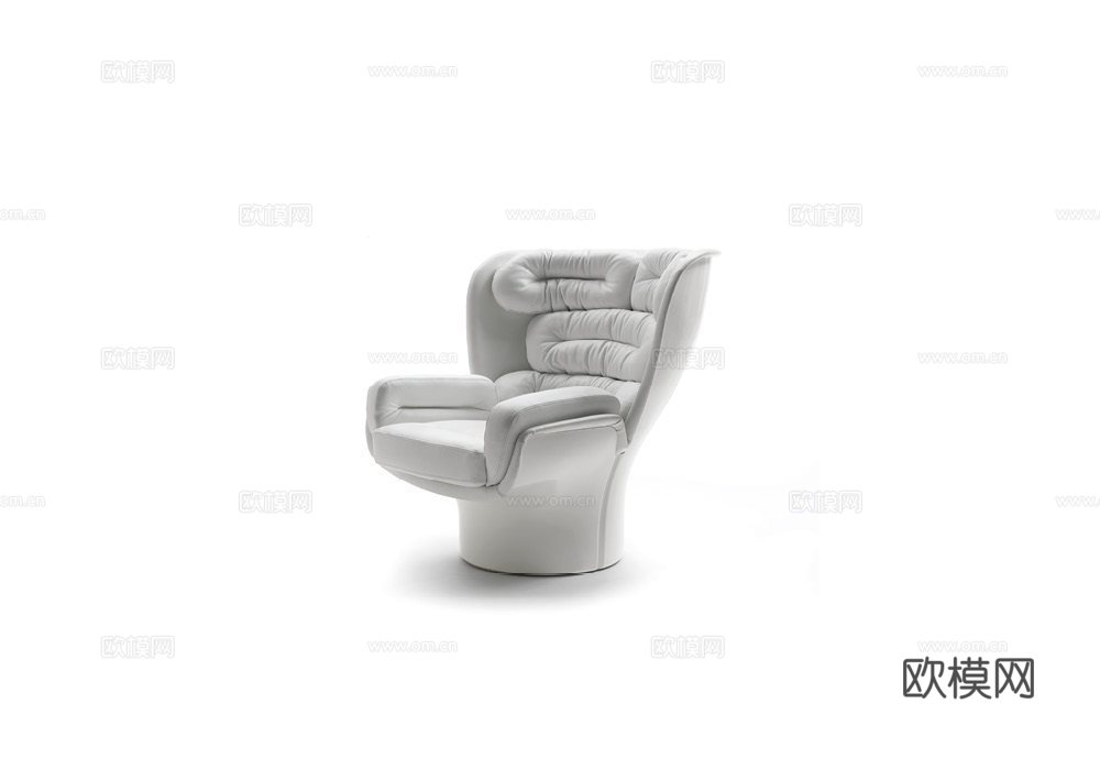 LONGHI 意式休闲椅3d模型下载（渲染图1）