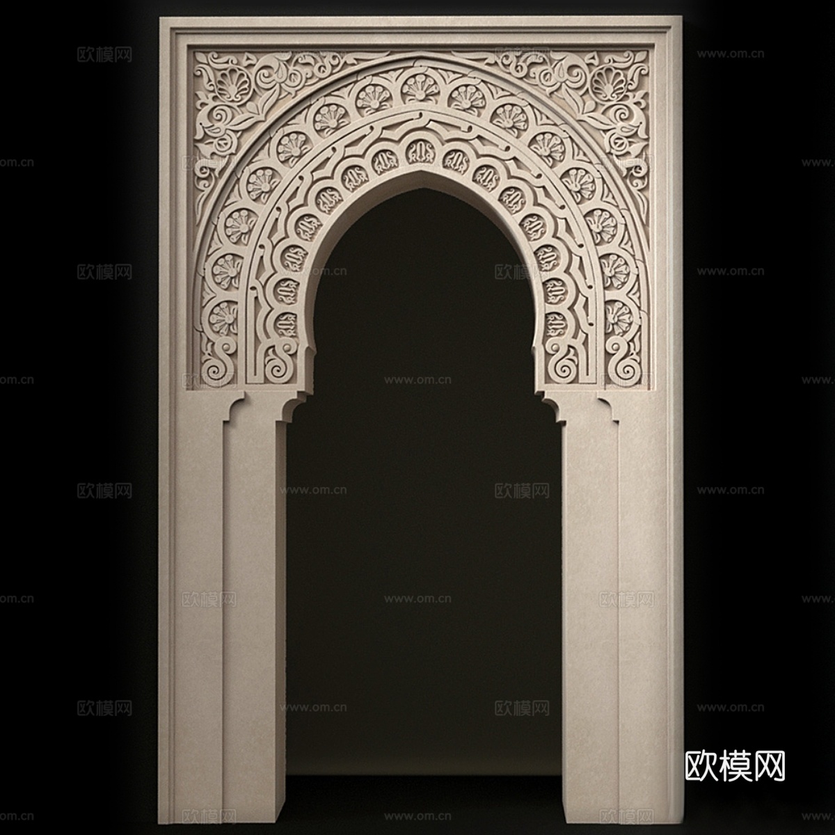 摩洛哥拱门3d模型下载