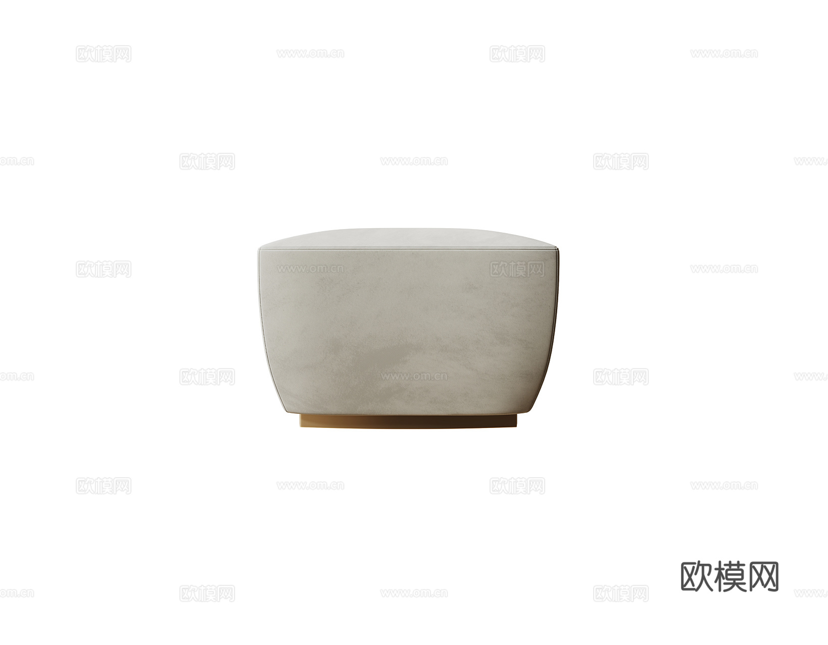 MALERBA 意式沙发凳3d模型下载（渲染图1）