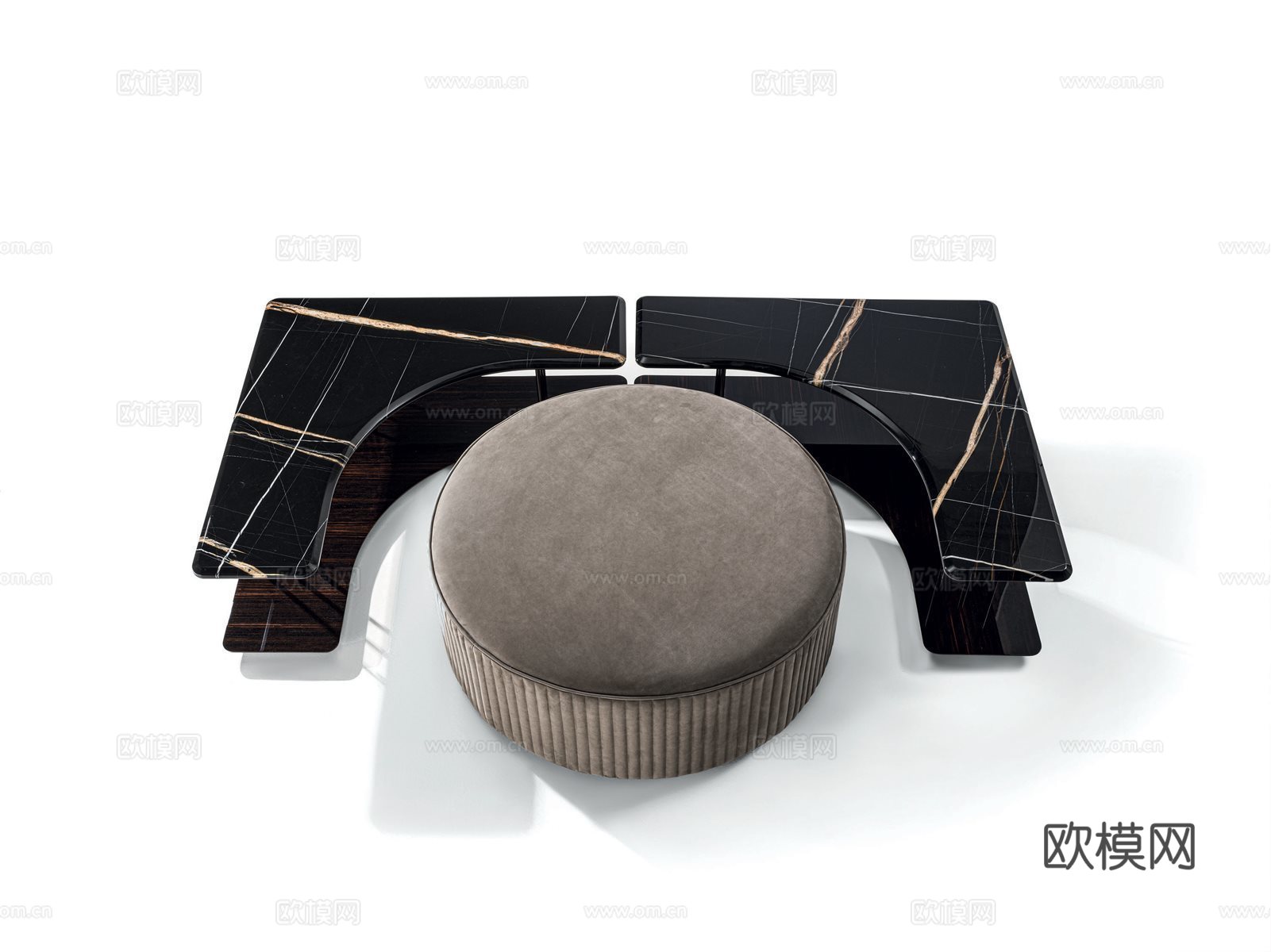 LONGHI 意式茶几3d模型下载（渲染图2）