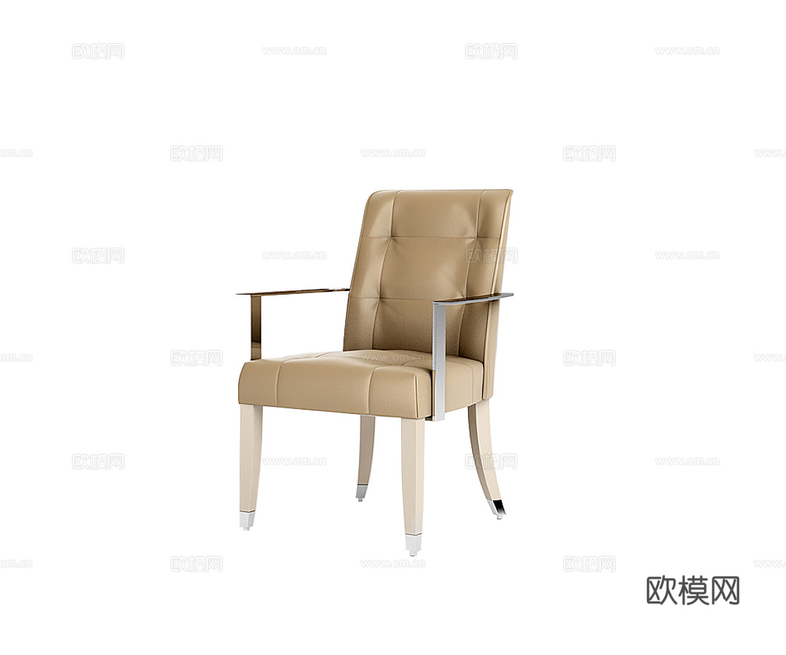 MALERBA 意式餐椅3d模型下载（渲染图1）