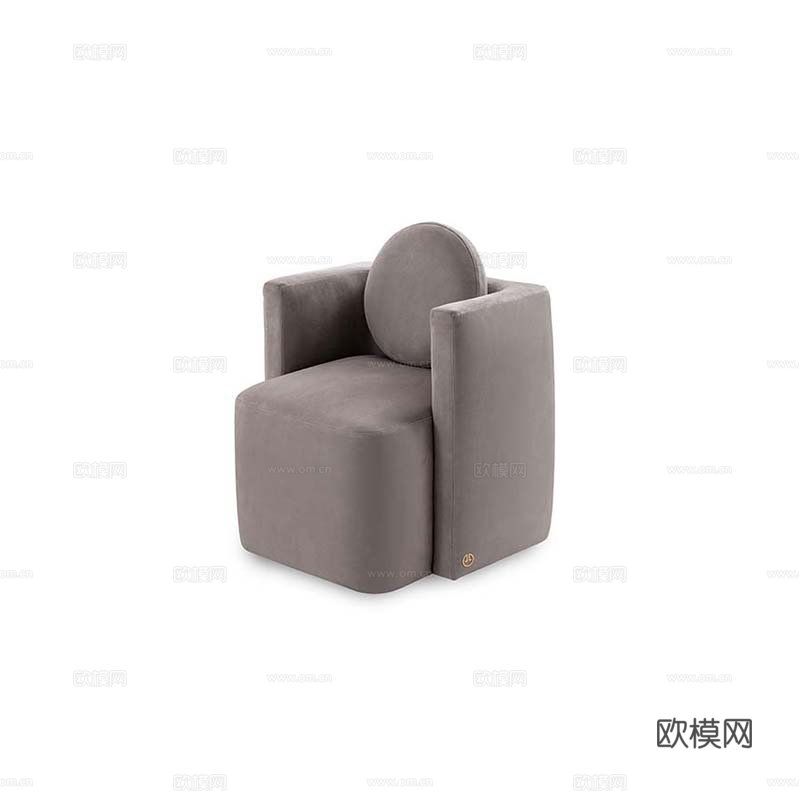 LUXENCE 单人沙发3d模型下载（渲染图1）