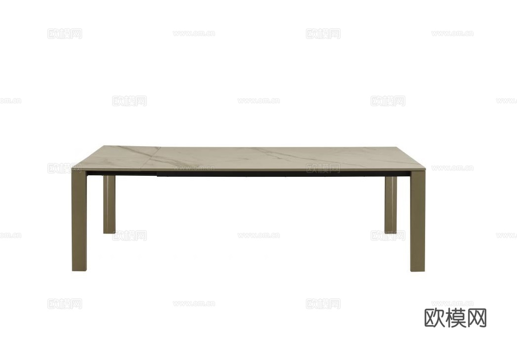 ligne roset 大理石餐桌3d模型下载