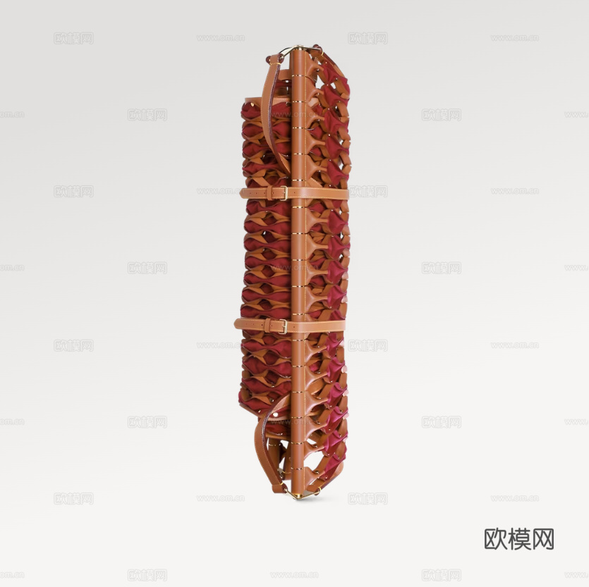 LV玻璃圆餐桌3d模型下载（渲染图2）