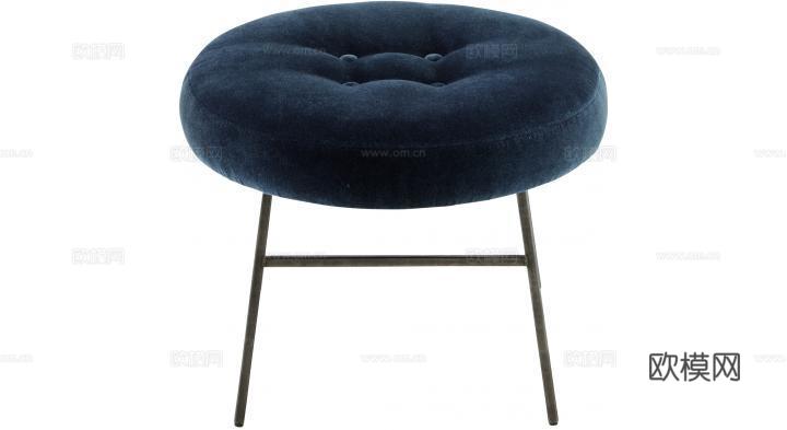 ligne roset 沙发凳3d模型下载（渲染图2）