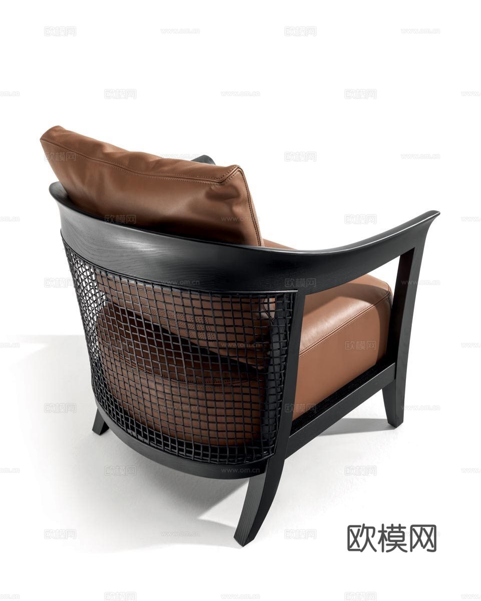 LONGHI 意式休闲椅3d模型下载（渲染图3）