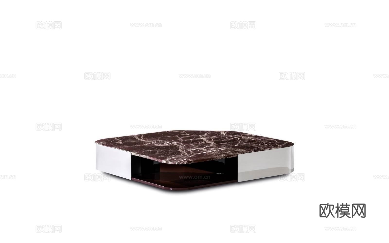 Minotti 意式茶几3d模型下载（渲染图1）