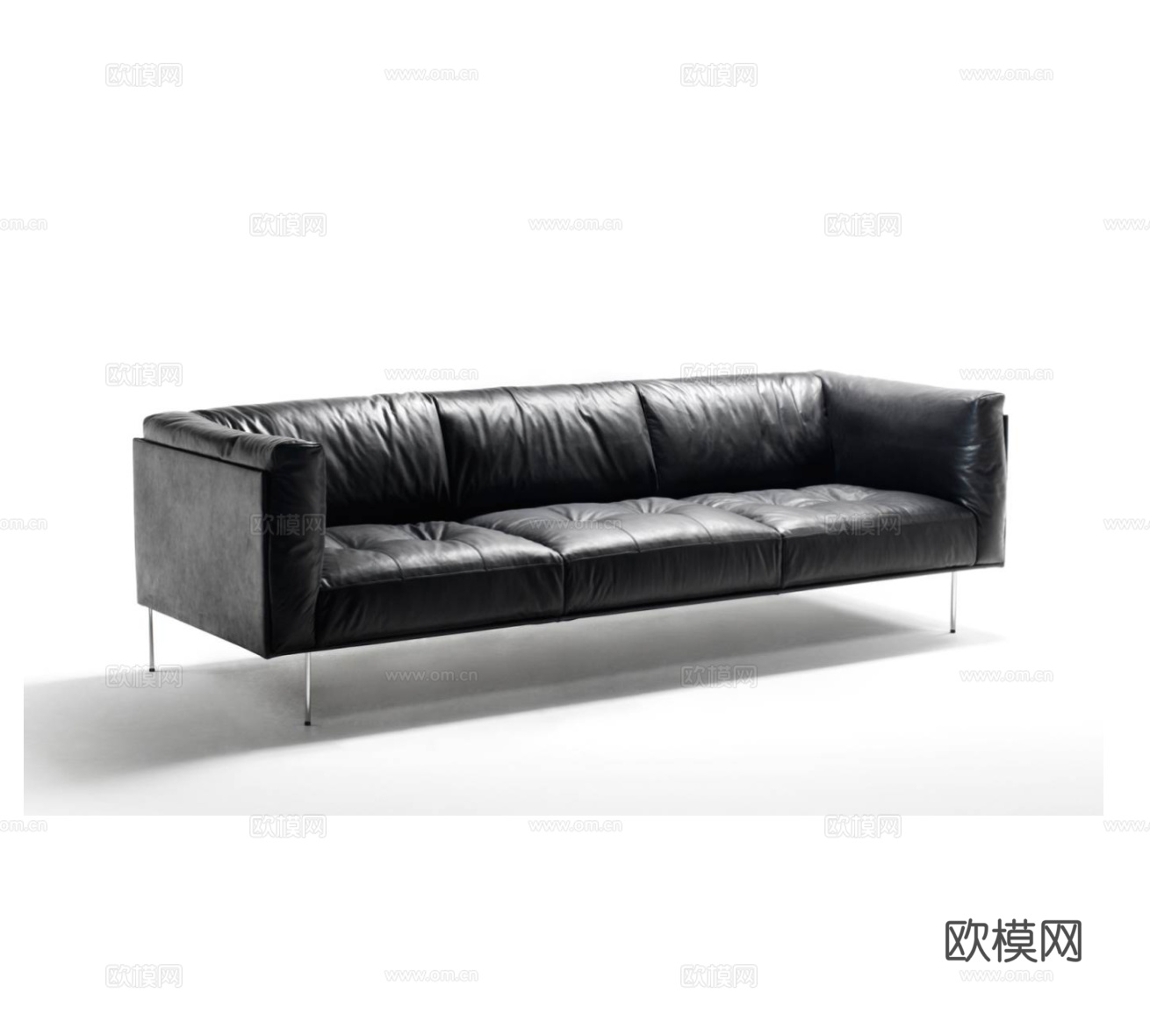 LIVING DIVANI 三人沙发3d模型下载