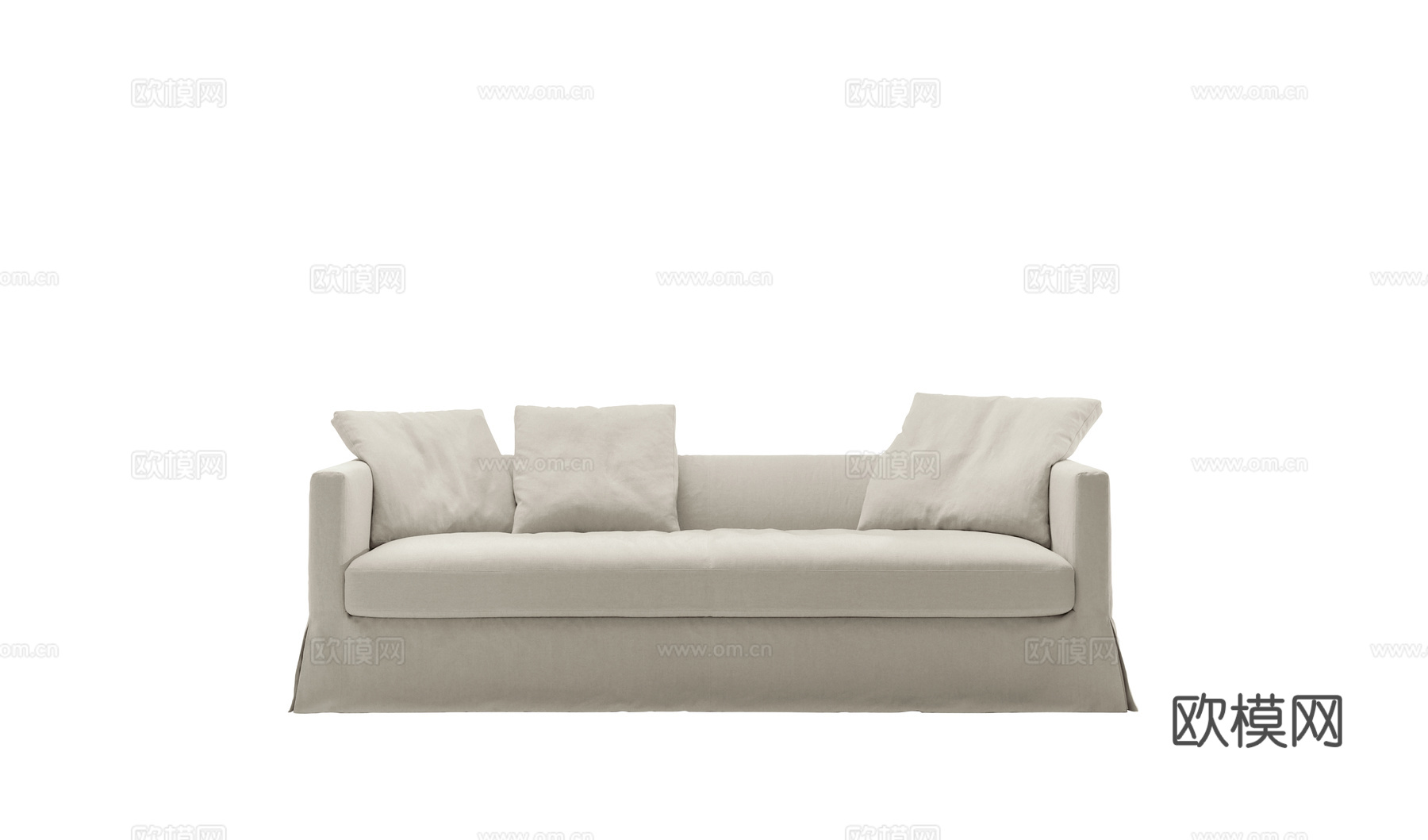 MAXALTO 双人沙发3d模型下载