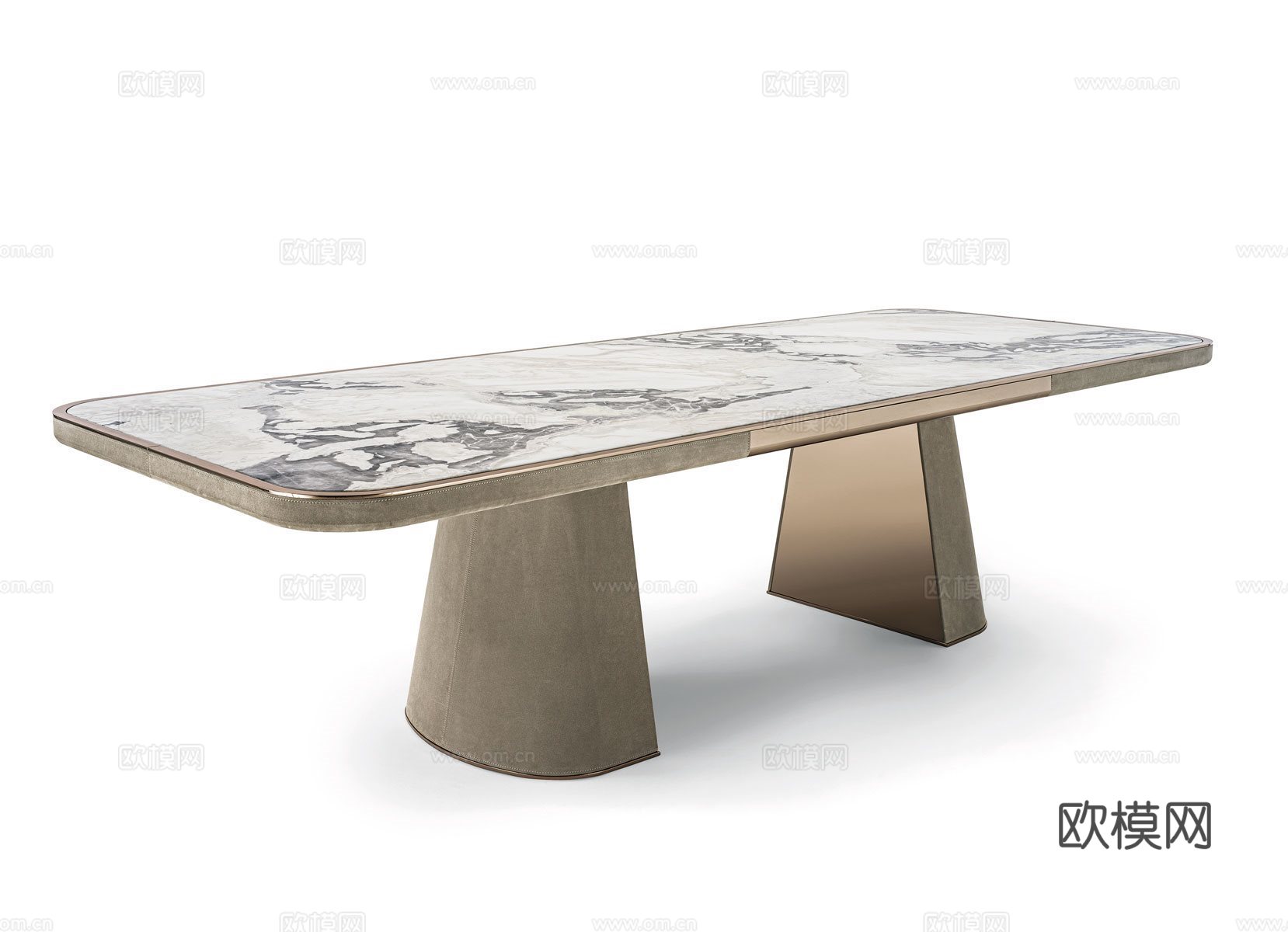 LONGHI 意式餐桌3d模型下载（渲染图2）