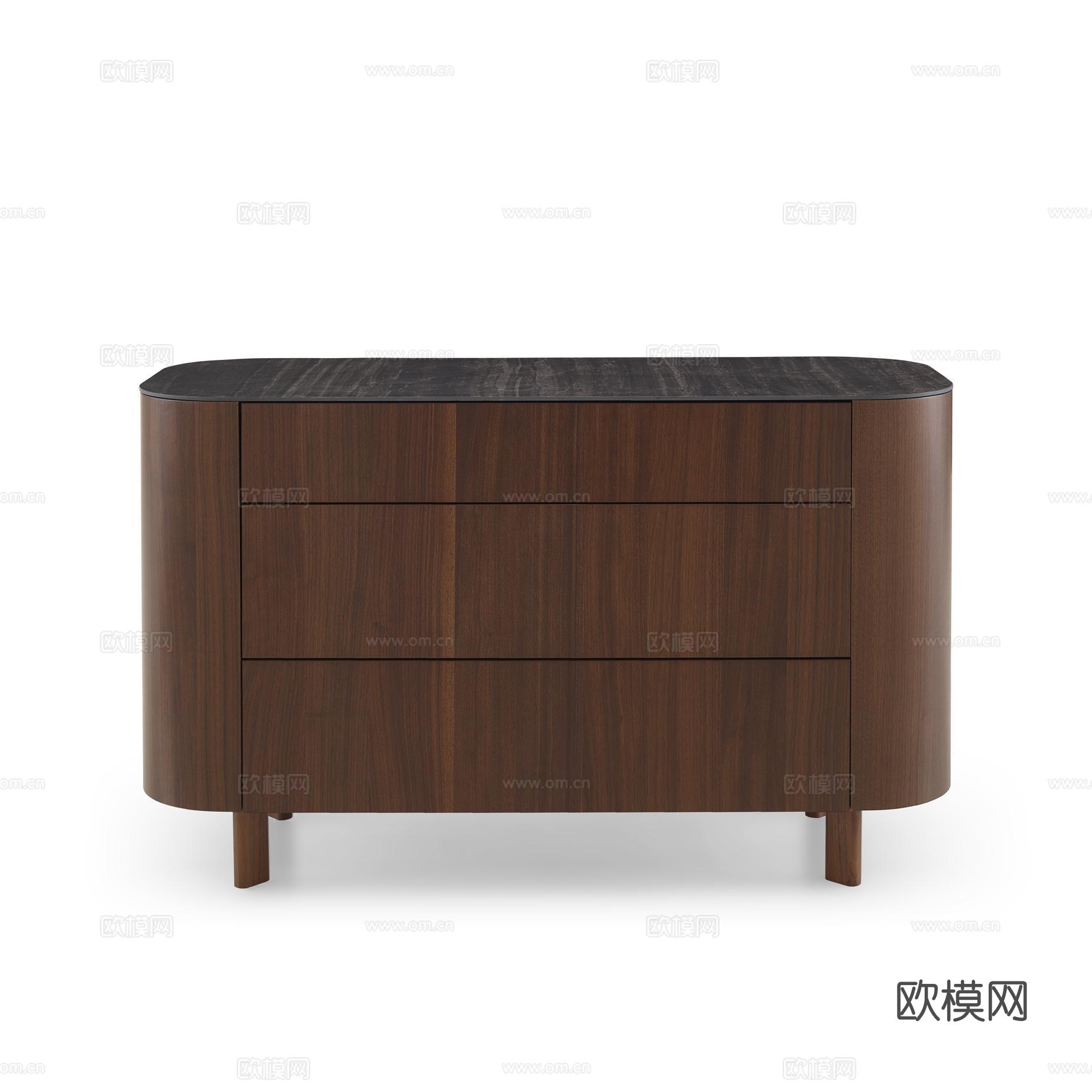 ligne roset 餐边柜3d模型下载（渲染图1）
