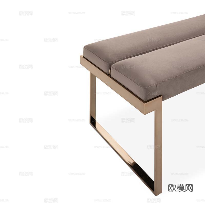 LUXENCE 床尾凳3d模型下载（渲染图2）