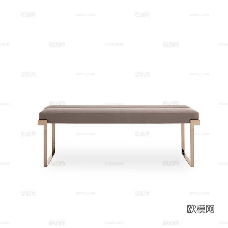 LUXENCE 床尾凳3d模型下载（渲染图4）