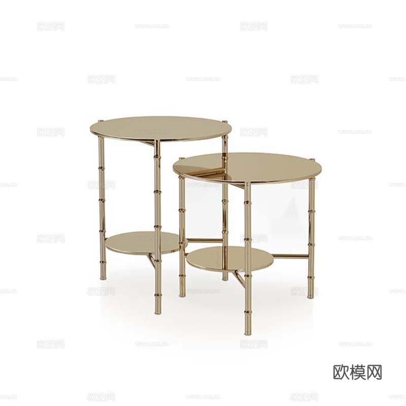 LUXENCE 轻奢边几3d模型下载（渲染图1）