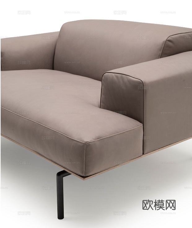 LIVING DIVANI 单人沙发3d模型下载（渲染图5）