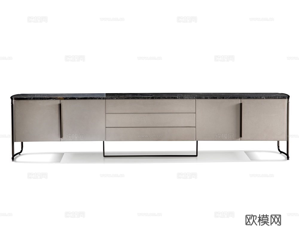 LONGHI 意式电视柜3d模型下载