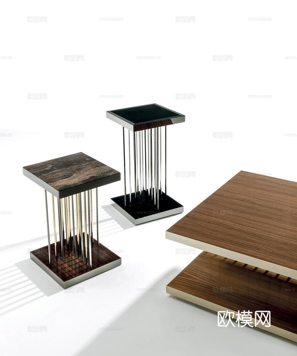 LONGHI 意式茶几3d模型下载（渲染图2）