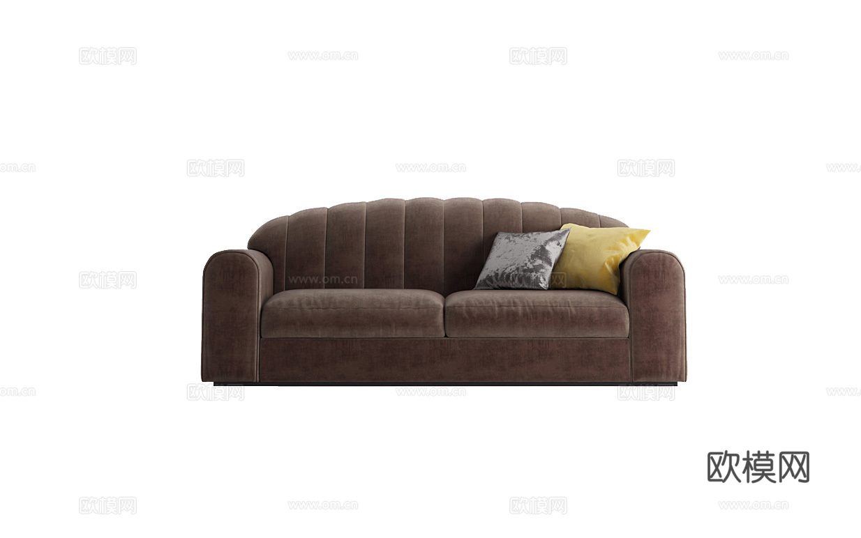 MALERBA 意式双人沙发3d模型下载（渲染图1）