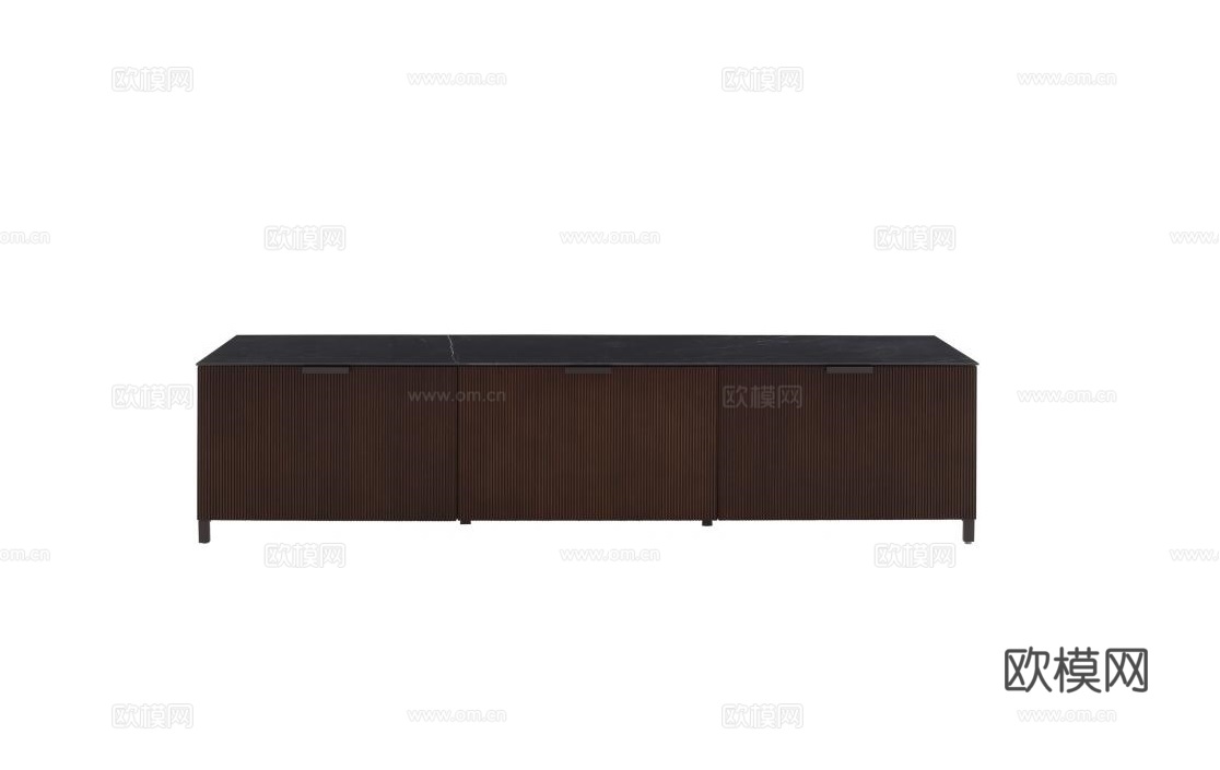 ligne roset 电视柜3d模型下载（渲染图1）