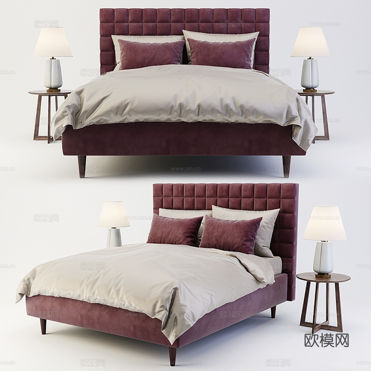 床 Sandra3d模型下载