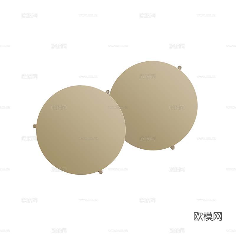 LUXENCE 轻奢边几3d模型下载（渲染图2）