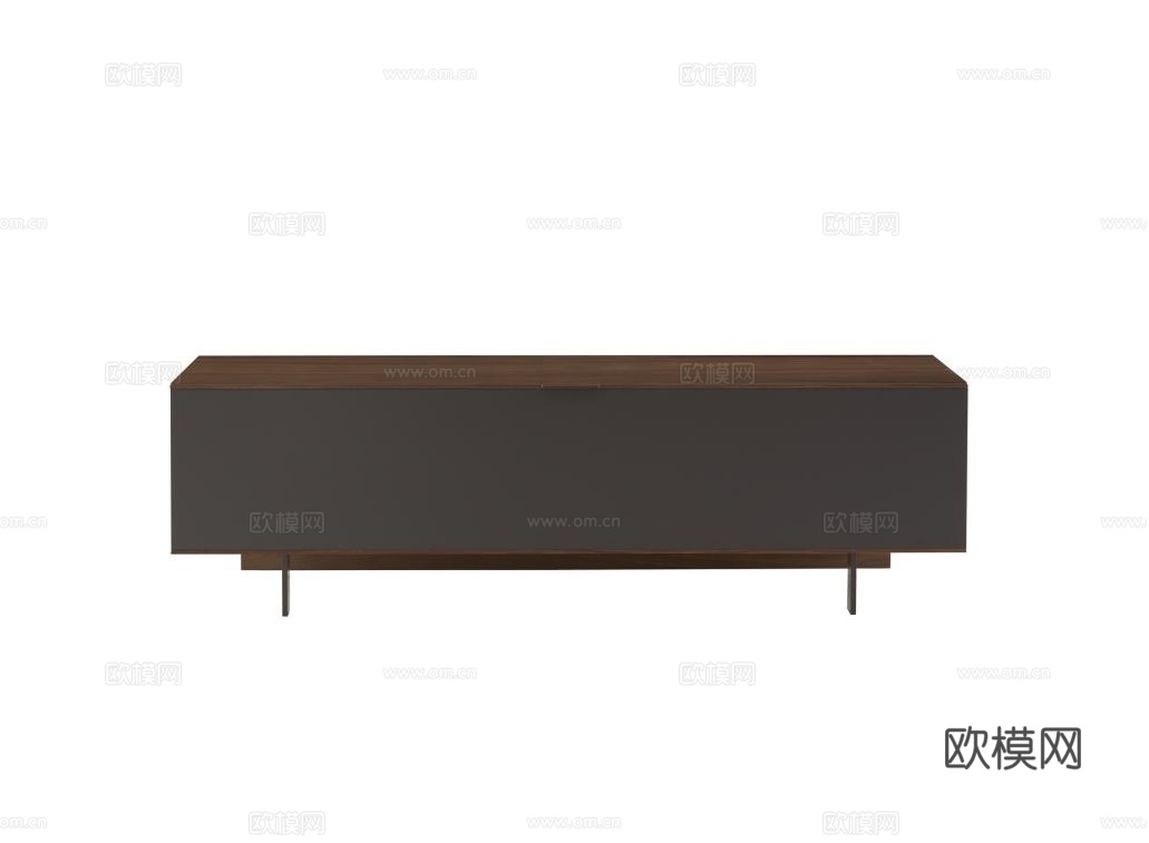 ligne roset 电视柜3d模型下载（渲染图1）