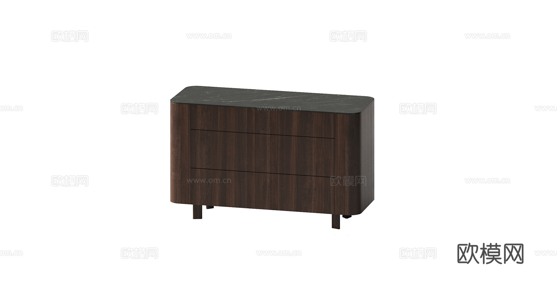 ligne roset 餐边柜3d模型下载（渲染图4）