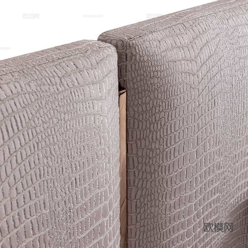 LUXENCE 双人床3d模型下载（渲染图2）